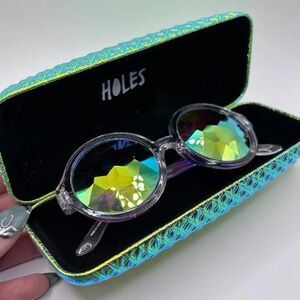 H0les Kaleidoscope Glasses - original case - Festival Glasses
